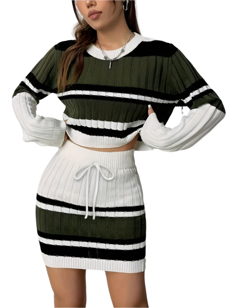 Giulia – Stijlvolle Gebreide Sweater Co-ords voor Dames