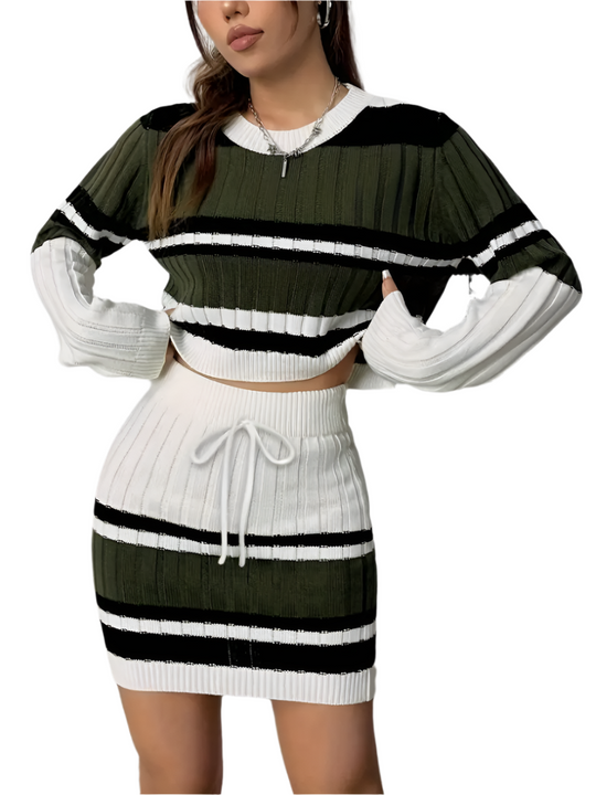 Giulia – Stijlvolle Gebreide Sweater Co-ords voor Dames