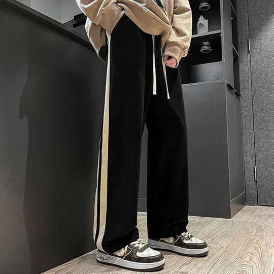 Hiroshi – Japanse Corduroy Straight Sweatpants voor Mannen