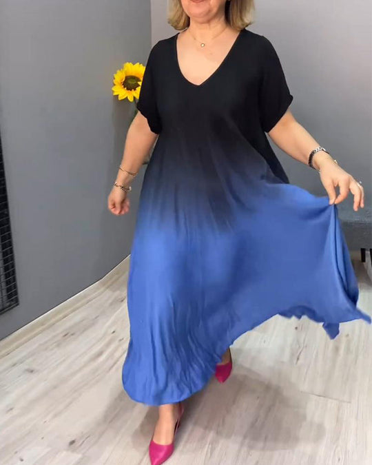 Giulia – Elegante Vrouwelijke Asymmetrische Midi Jurk