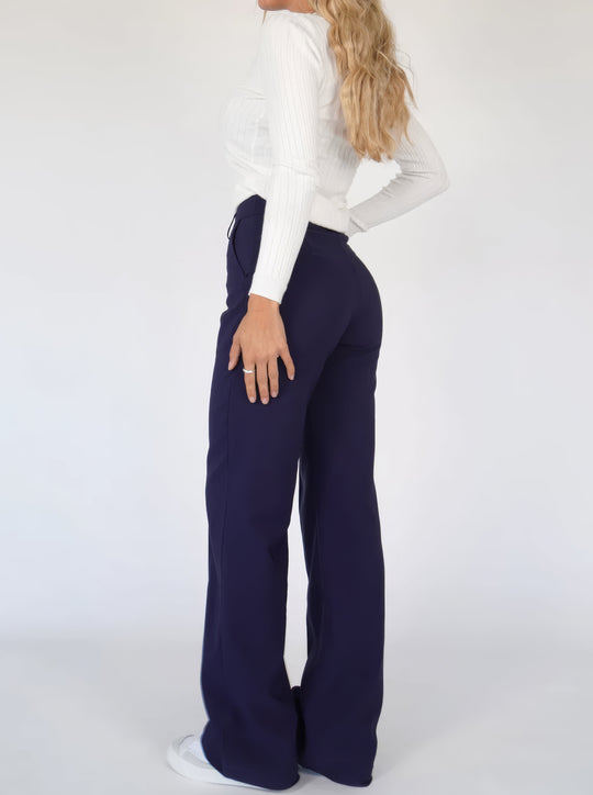 Clara – Elegante Hoge Taille Broek voor Dames