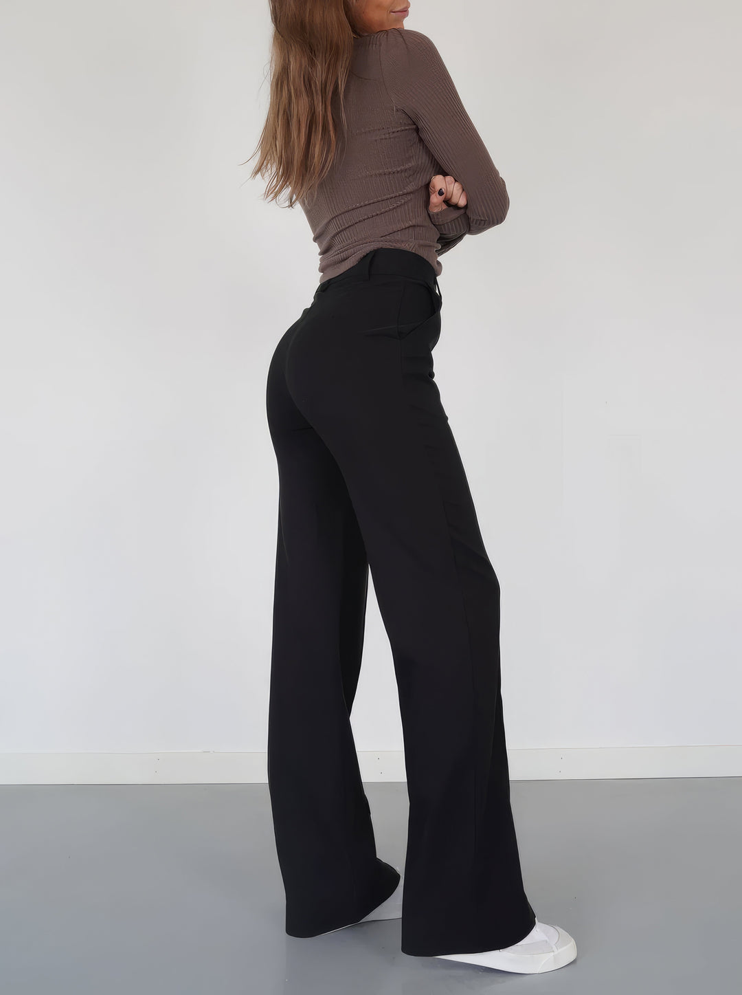 Clara – Elegante Hoge Taille Broek voor Dames