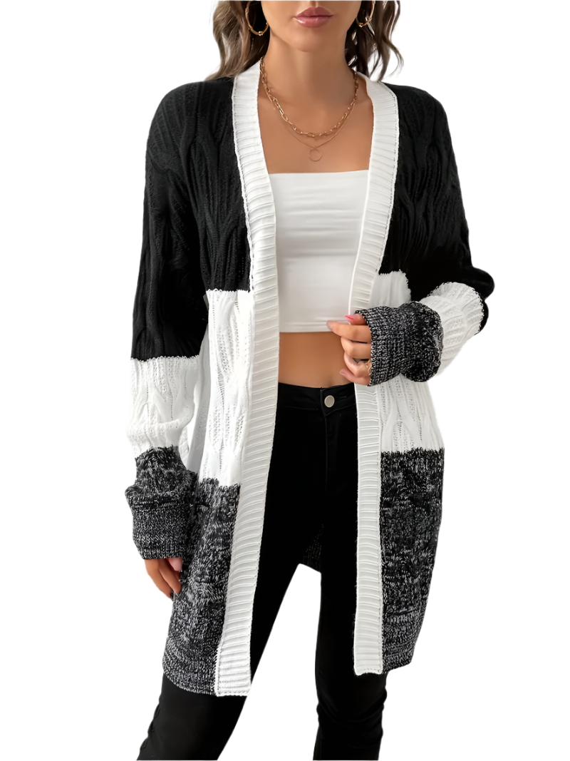 Giulia – Knusse Gebreide Dames Langs Mouw Cardigan