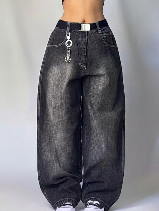 Luca – Mode Loose Straight Wide Leg Broek voor Dames