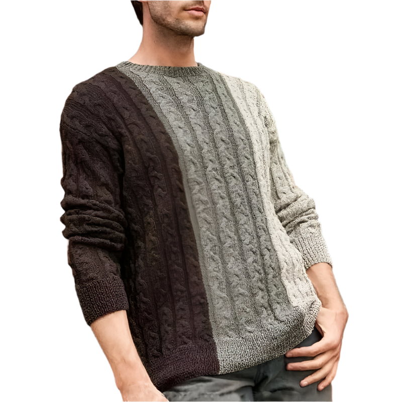 Leonardo – Trui met Rivet-Accenten voor Heren