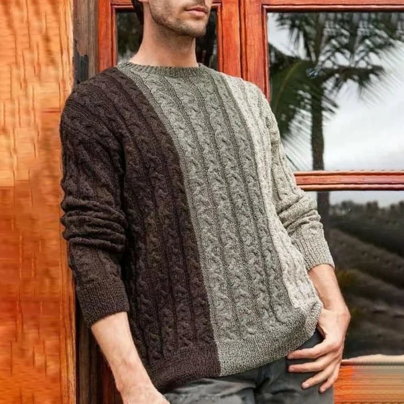 Leonardo – Trui met Rivet-Accenten voor Heren