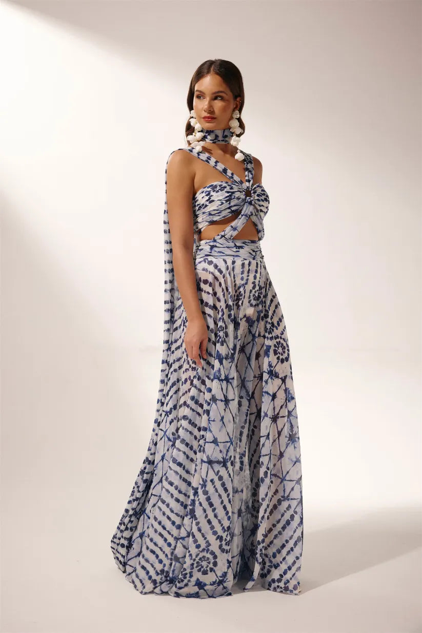 Raffaella – Elegante Maxi Jurk met Print voor Dames