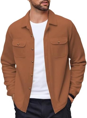 Dylan – Heren Flanellen Fleece Overhemdjas