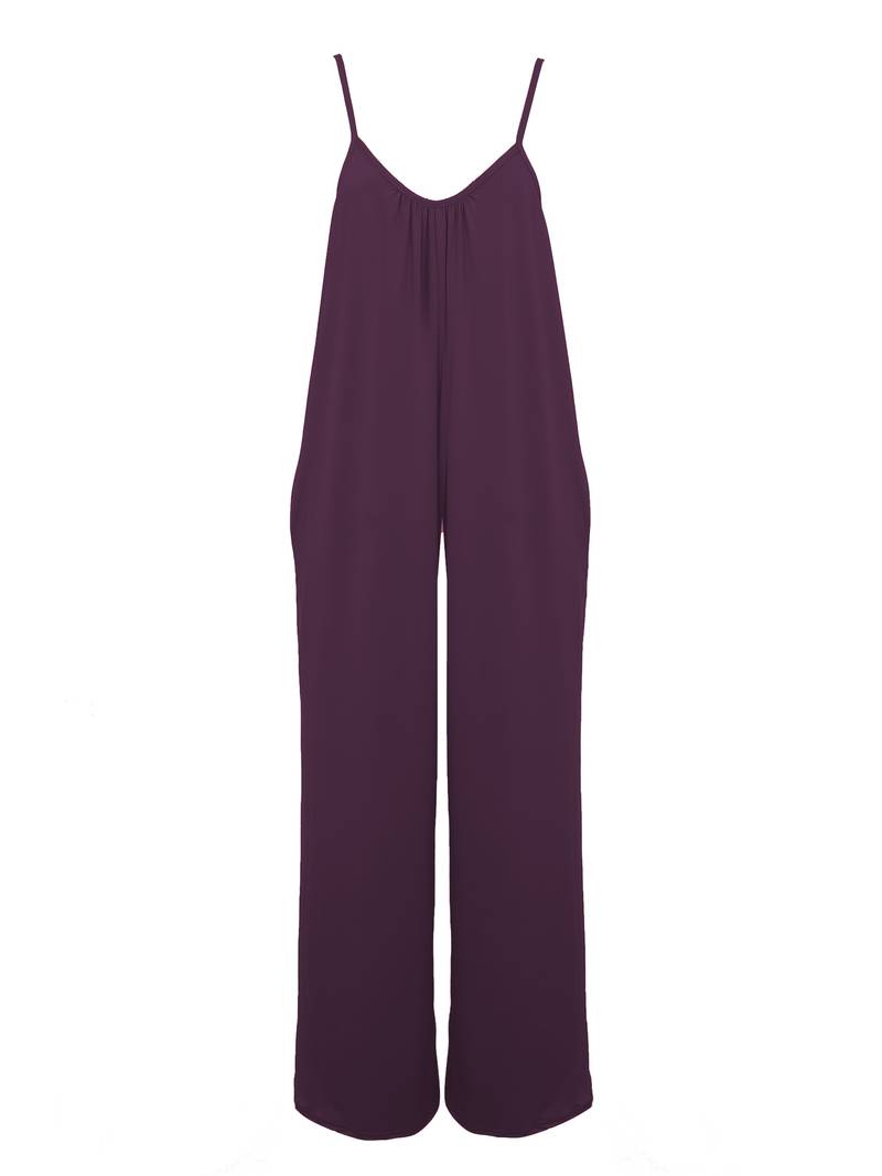 Luna – Stijlvolle Boho Spaghetti Band Jumpsuit voor vrouwen