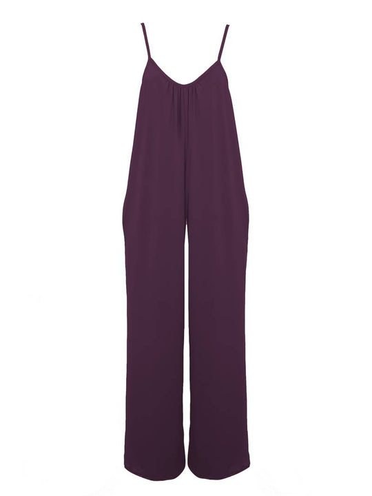 Luna – Stijlvolle Boho Spaghetti Band Jumpsuit voor vrouwen