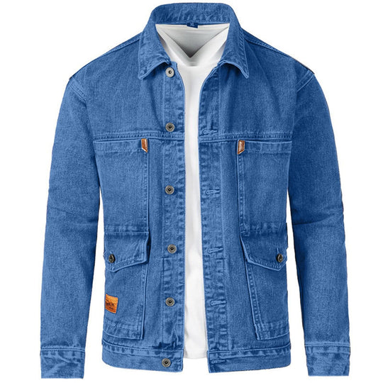 Gian – Casual Denim Herenjas voor Stijlvol Comfort