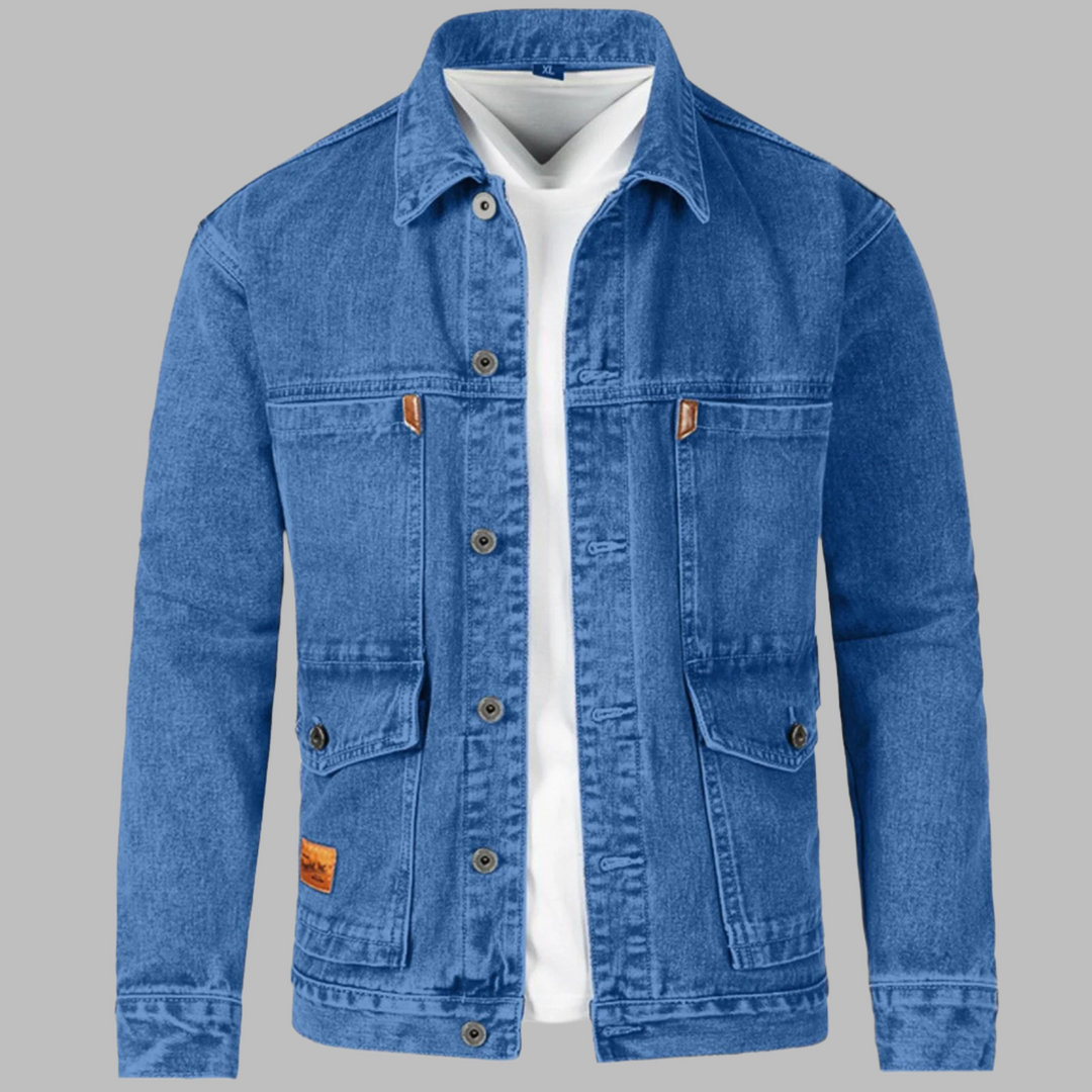 Gian – Casual Denim Herenjas voor Stijlvol Comfort