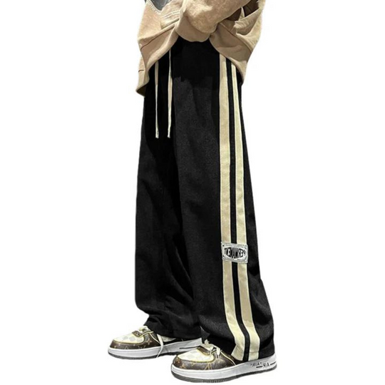 Hiroshi – Japanse Corduroy Straight Sweatpants voor Mannen