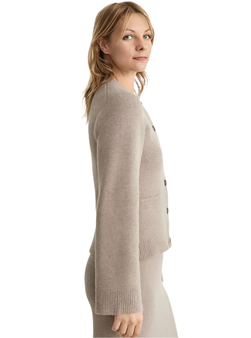 Isabelle – Luxe Geribd Dames Cardigan Jack