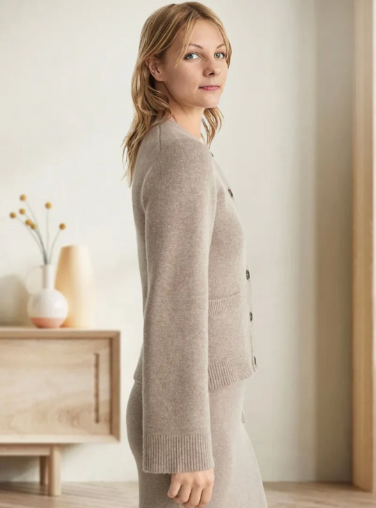 Isabelle – Luxe Geribd Dames Cardigan Jack