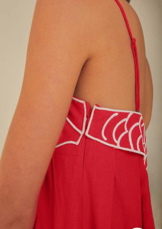 Maxie – Koi Vis Spaghettiband Jurk Voor vrouwen