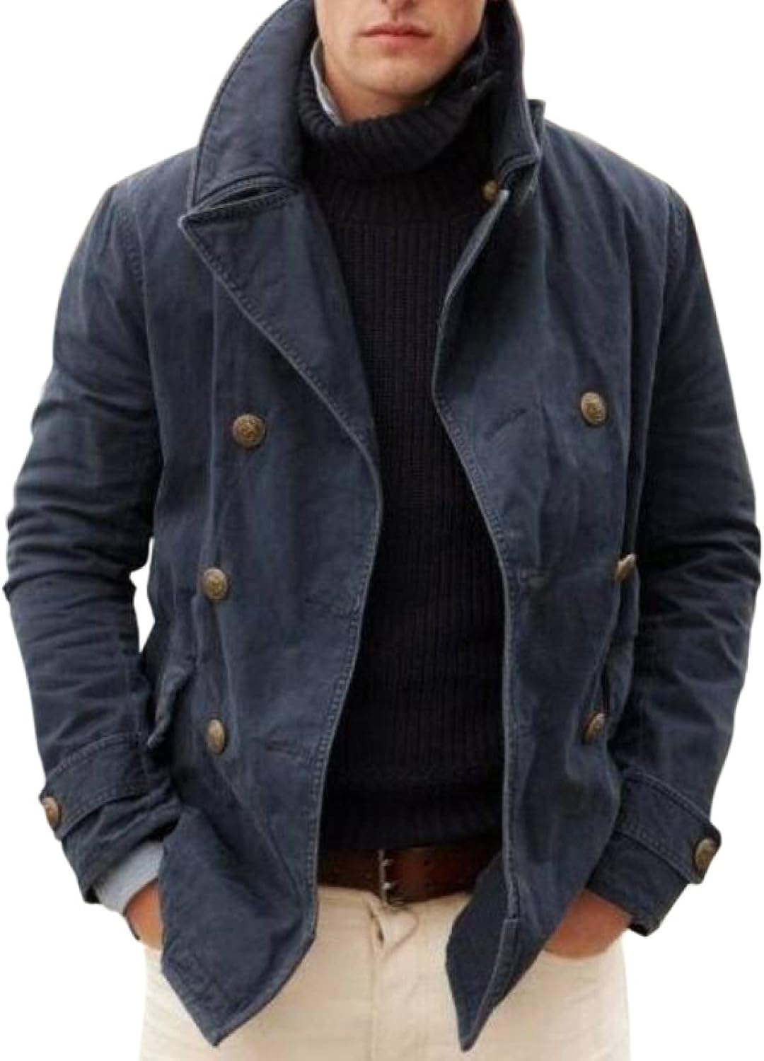 Ezra – Casual Double-Breasted Herenjas