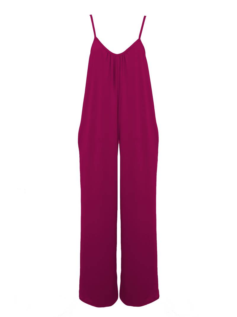 Luna – Stijlvolle Boho Spaghetti Band Jumpsuit voor vrouwen