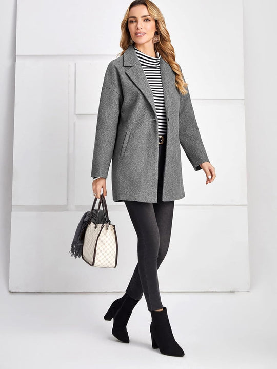 Hazel – Dames Casual Tweed Jasje