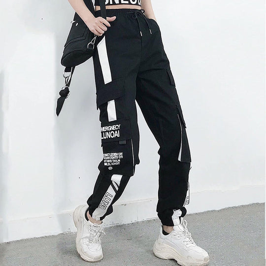 Luna – Stijlvolle Dames Techwear Cargo Broek