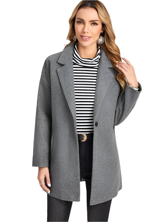 Hazel – Dames Casual Tweed Jasje