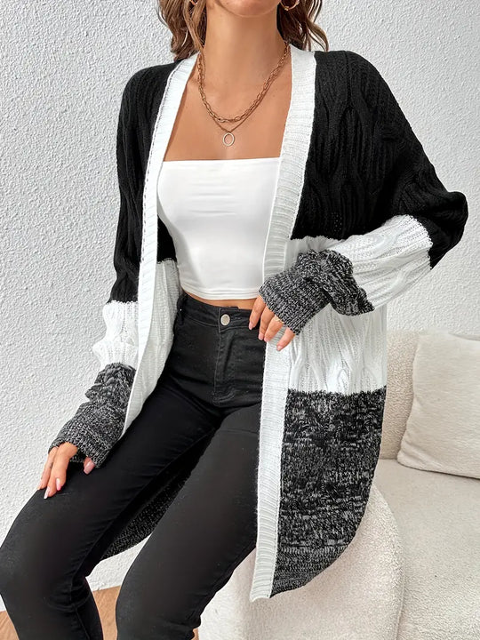 Giulia – Knusse Gebreide Dames Langs Mouw Cardigan