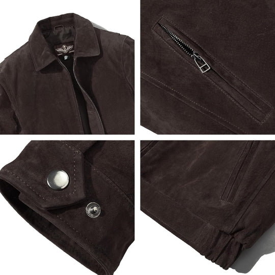 Jhonvic – Luxe Suède Heren Bomberjack