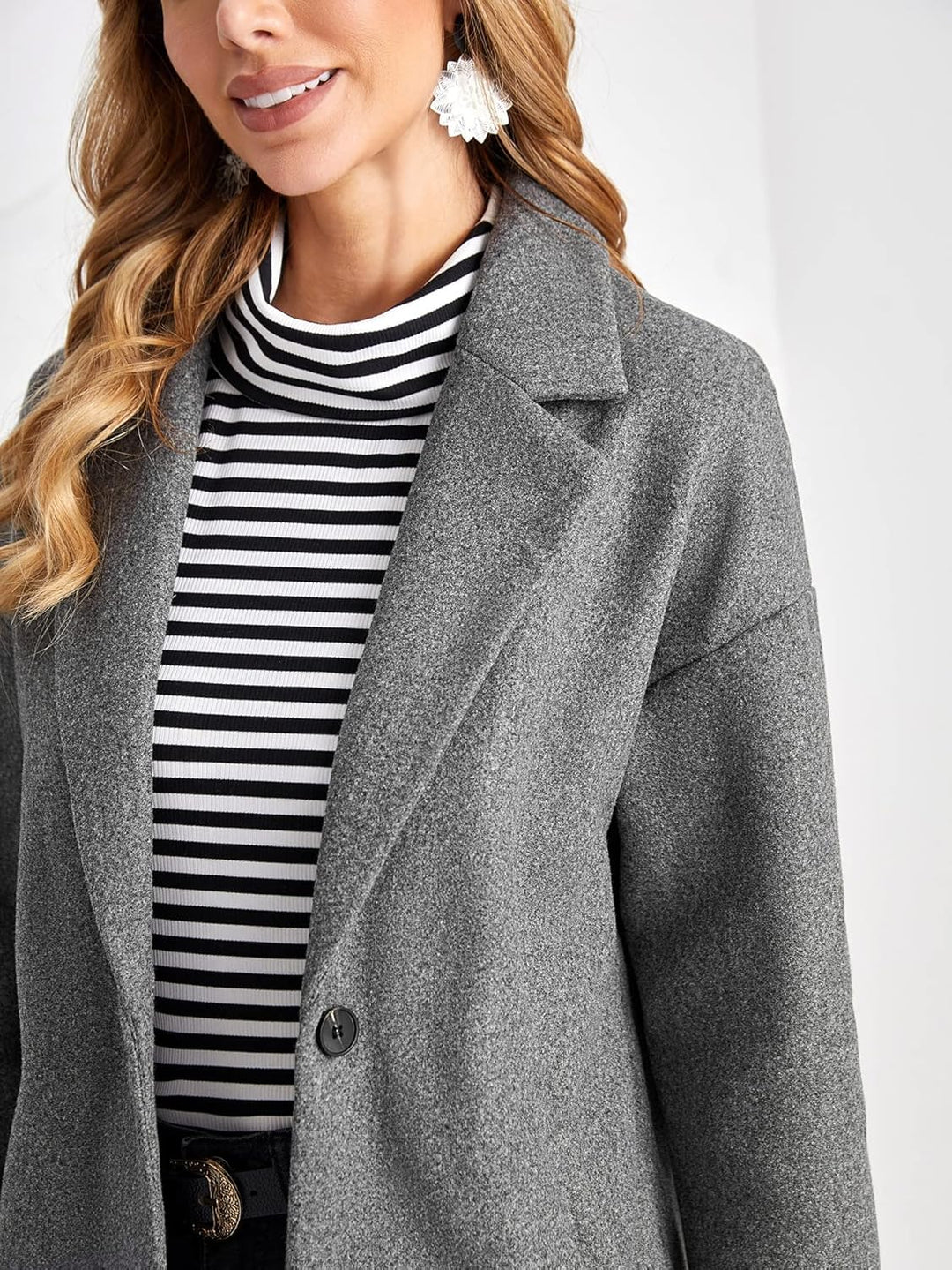 Hazel – Dames Casual Tweed Jasje