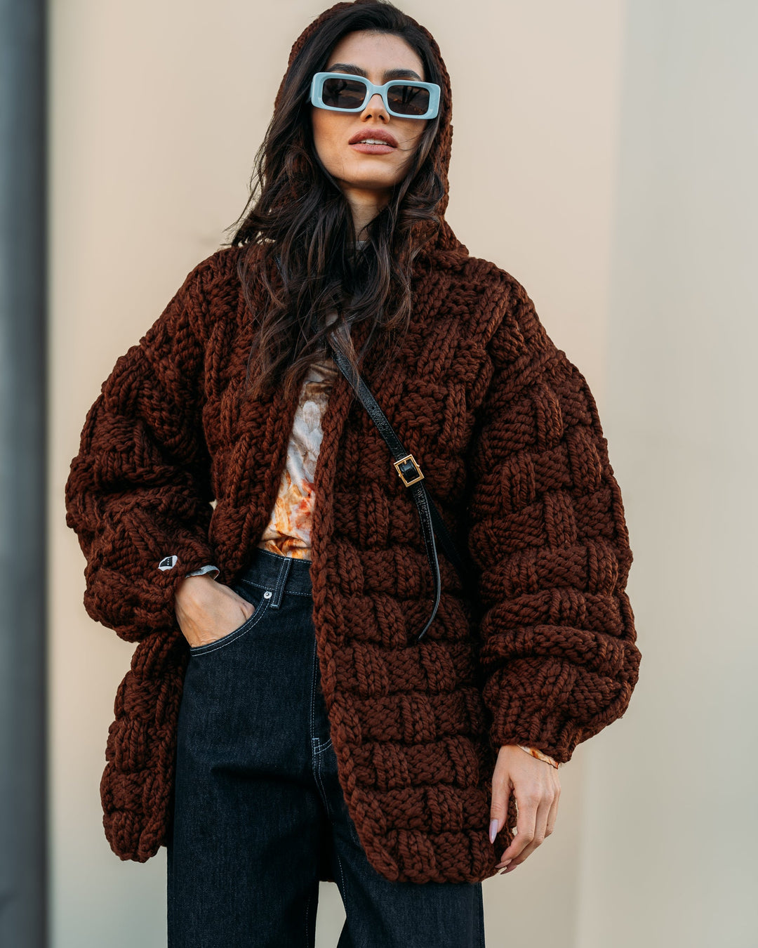 Isabella – Luxe Dames Wrap-up Strook Cardigan