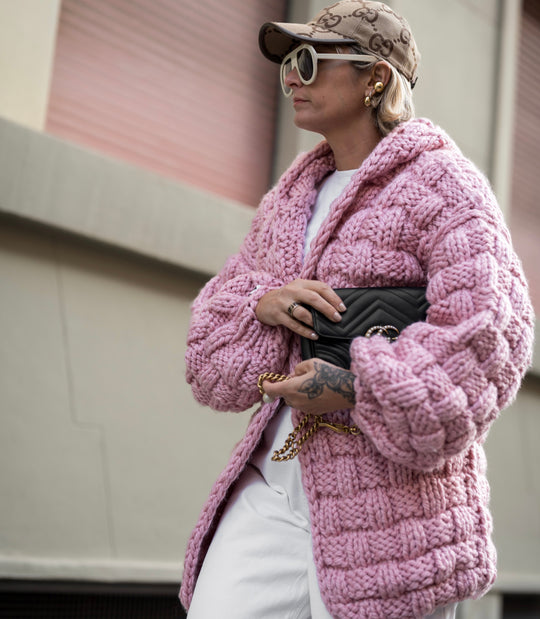 Isabella – Luxe Dames Wrap-up Strook Cardigan