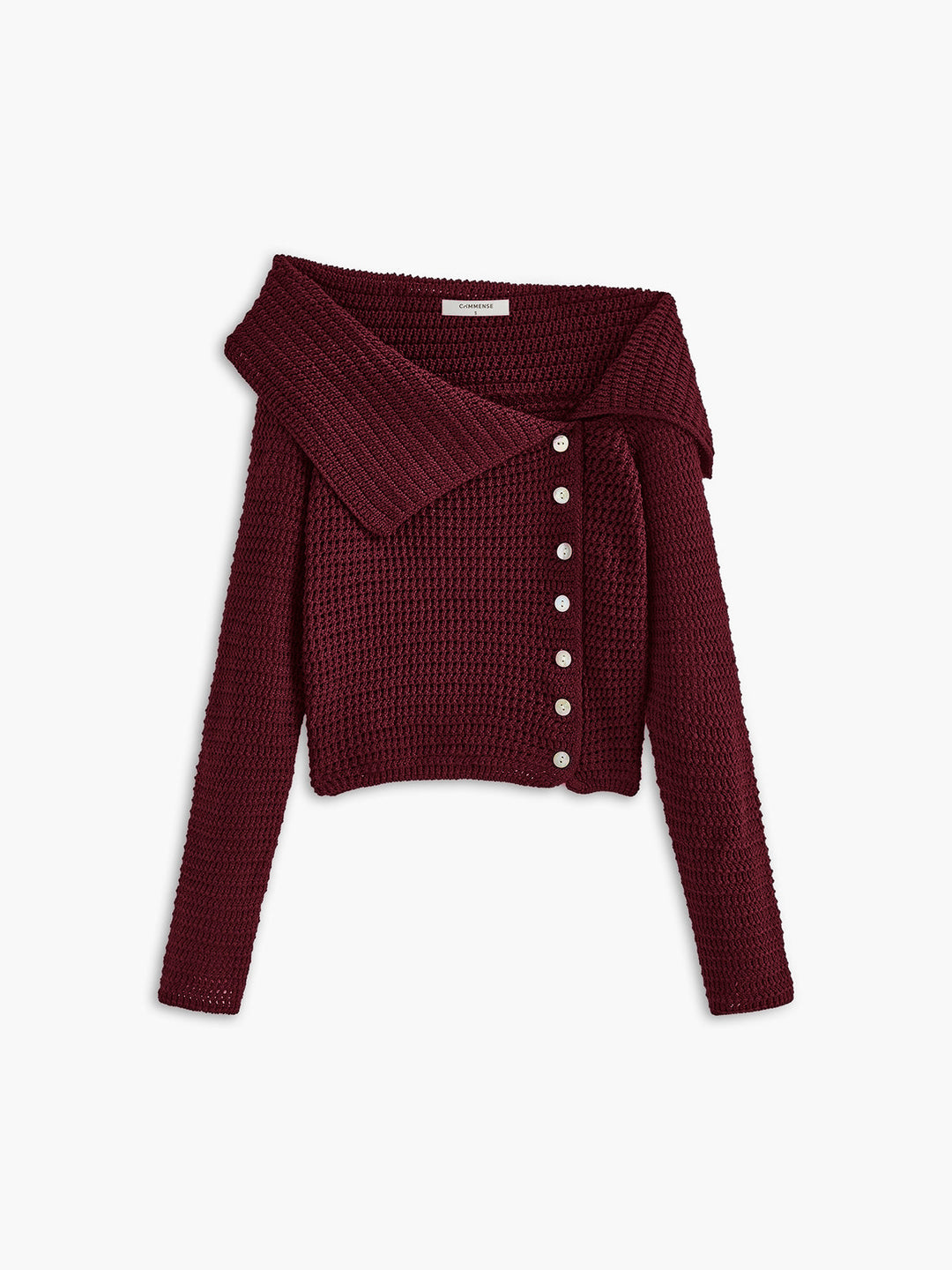 Ginny – Asymmetrische Gebreide Dames Top