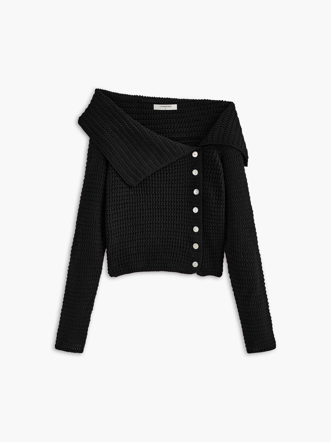 Ginny – Asymmetrische Gebreide Dames Top