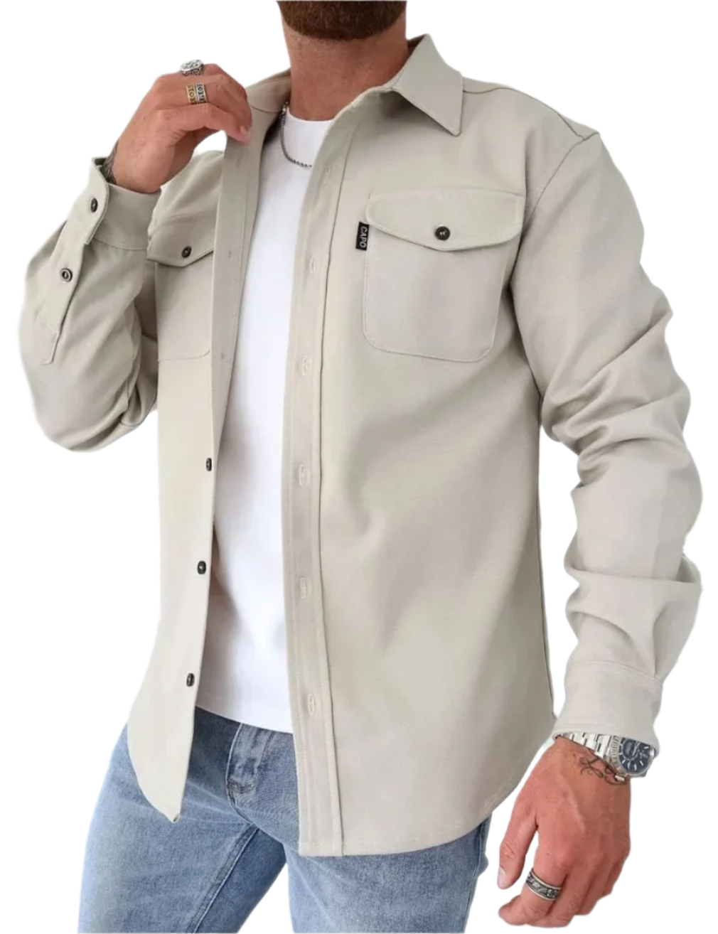 Lorenzo – Trendy Herfst Comfortshirt voor Mannen