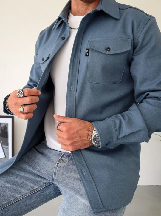 Lorenzo – Trendy Herfst Comfortshirt voor Mannen