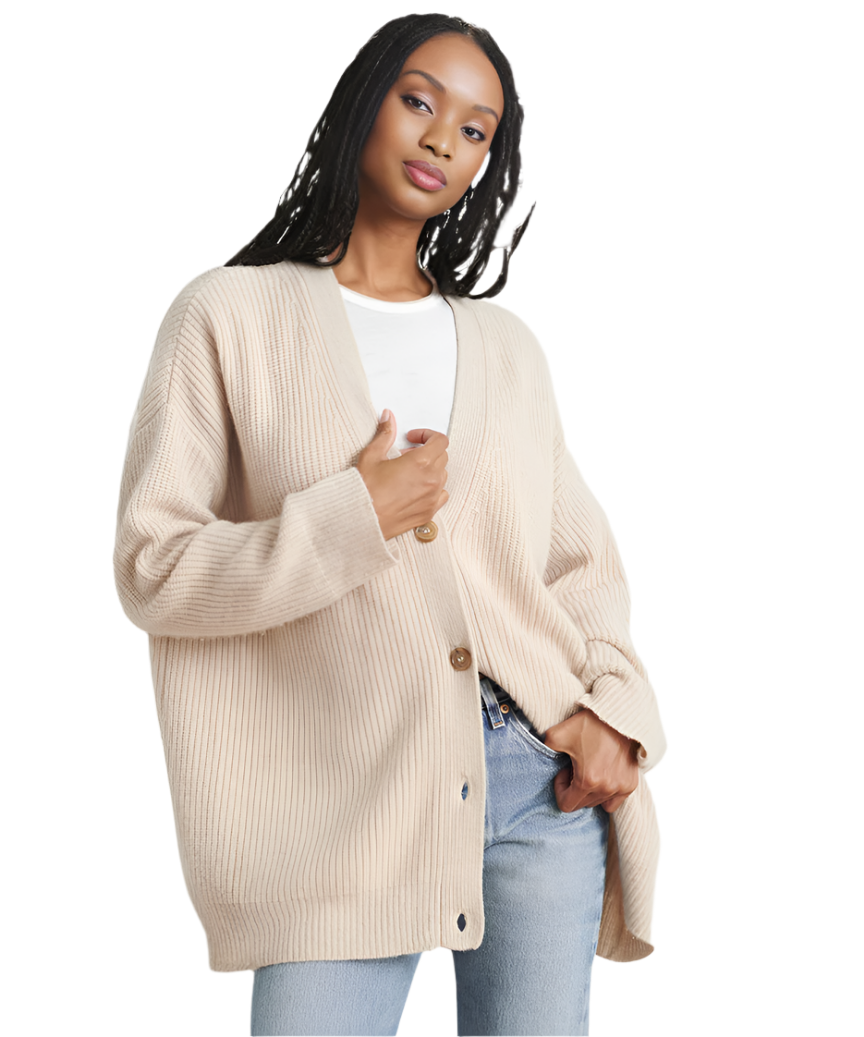 Yasmin – Gezellige Gebreide Dames Cardigan