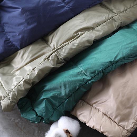 Francesca – Luxe Blauwe Eendendonsjas voor Dames