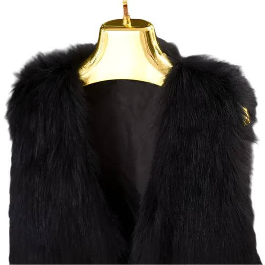 Alessandra – Luxe Faux Fur Dames Mouwloos Jas Vest