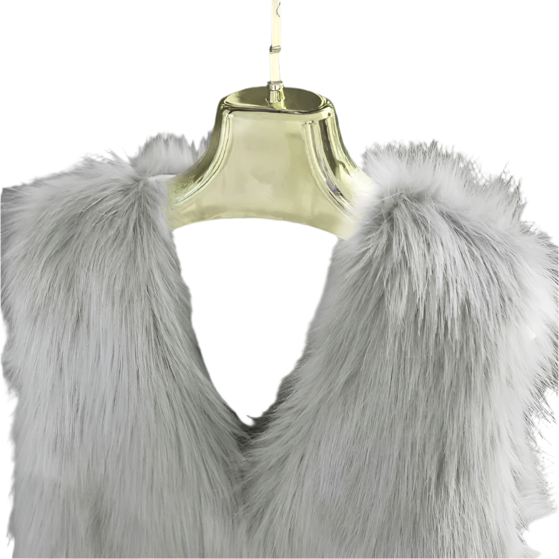 Alessandra – Luxe Faux Fur Dames Mouwloos Jas Vest