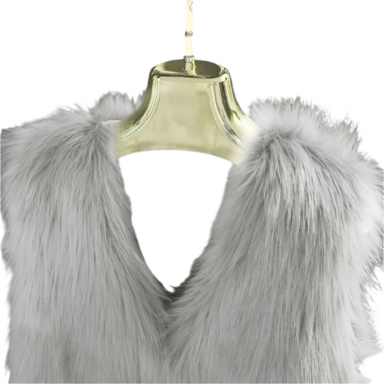 Alessandra – Luxe Faux Fur Dames Mouwloos Jas Vest