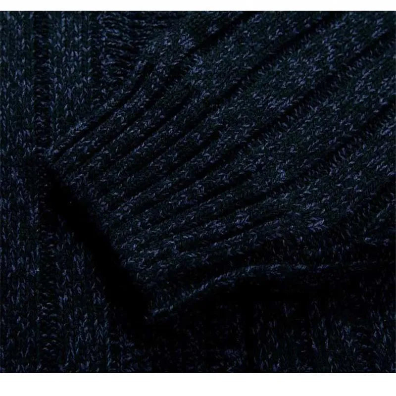 Francesco – Dikke Fleece Gebreide Winter Cardigan voor Heren