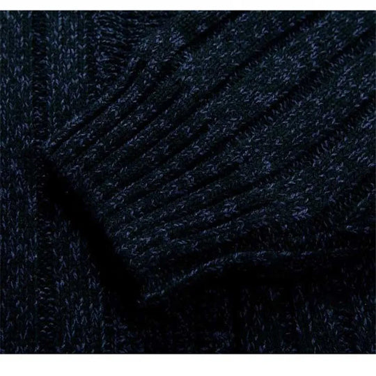 Francesco – Dikke Fleece Gebreide Winter Cardigan voor Heren