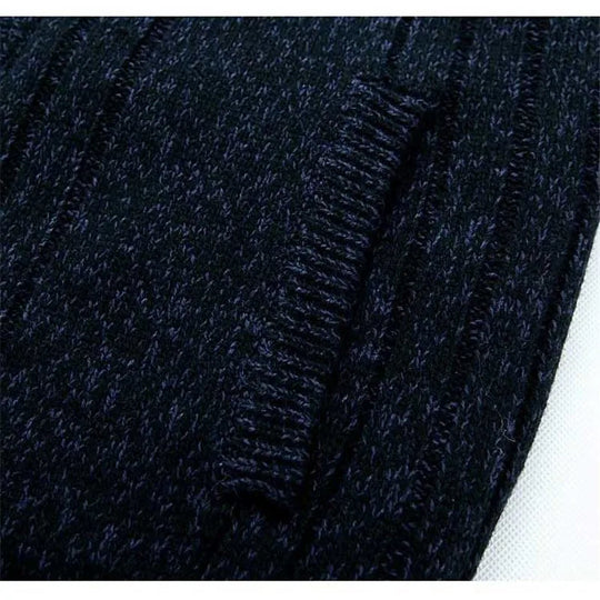 Francesco – Dikke Fleece Gebreide Winter Cardigan voor Heren