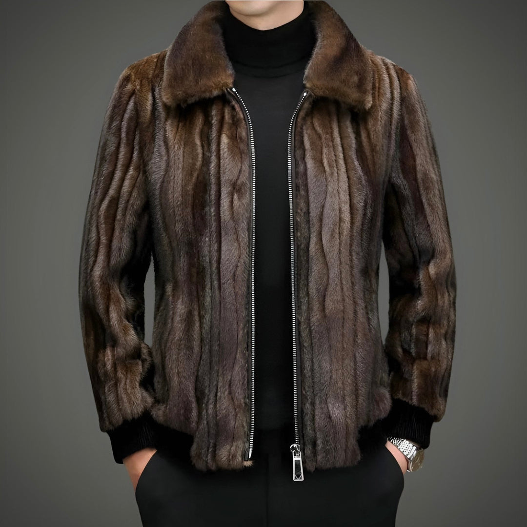 Alessandro – Milanese Sheepskin Slim-Fit Jacket voor Heren