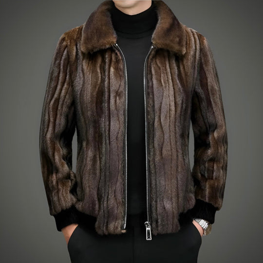 Alessandro – Milanese Sheepskin Slim-Fit Jacket voor Heren
