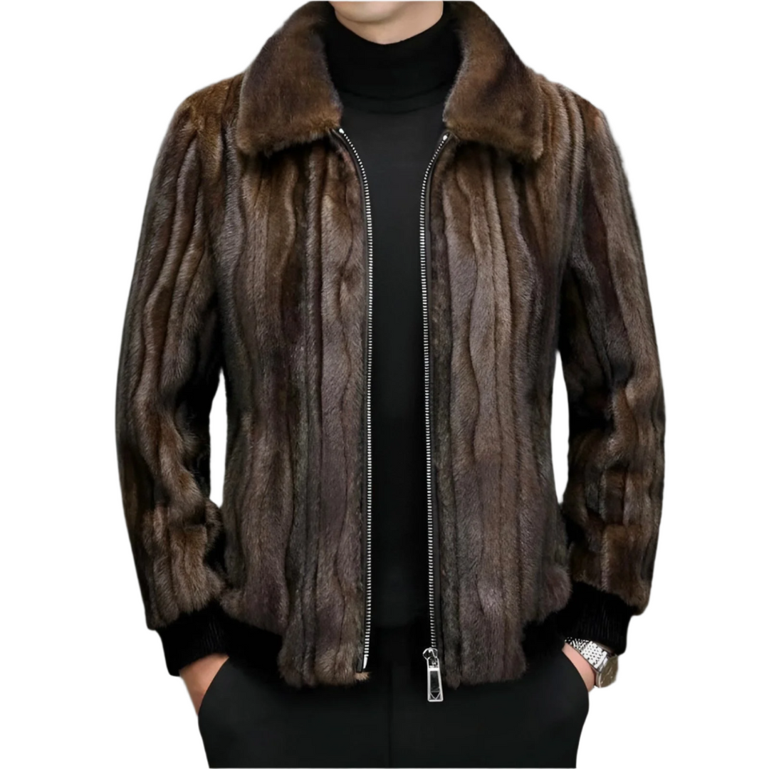 Alessandro – Milanese Sheepskin Slim-Fit Jacket voor Heren