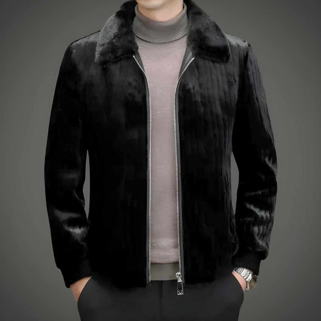 Alessandro – Milanese Sheepskin Slim-Fit Jacket voor Heren