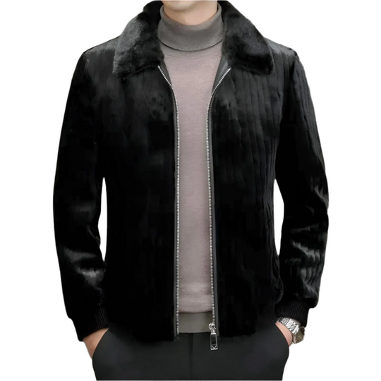 Alessandro – Milanese Sheepskin Slim-Fit Jacket voor Heren