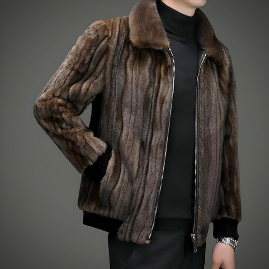 Alessandro – Milanese Sheepskin Slim-Fit Jacket voor Heren