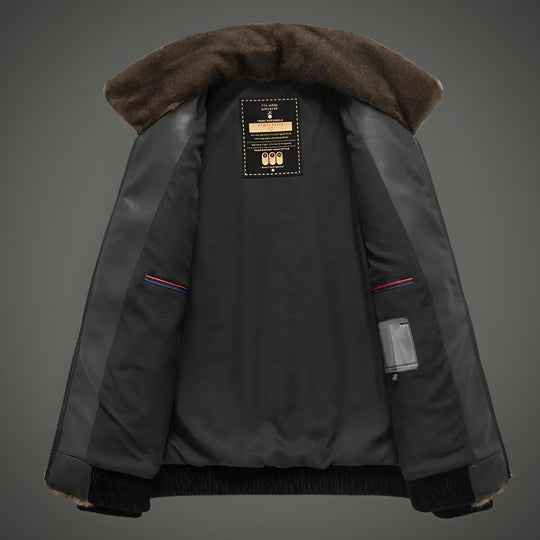 Alessandro – Milanese Sheepskin Slim-Fit Jacket voor Heren