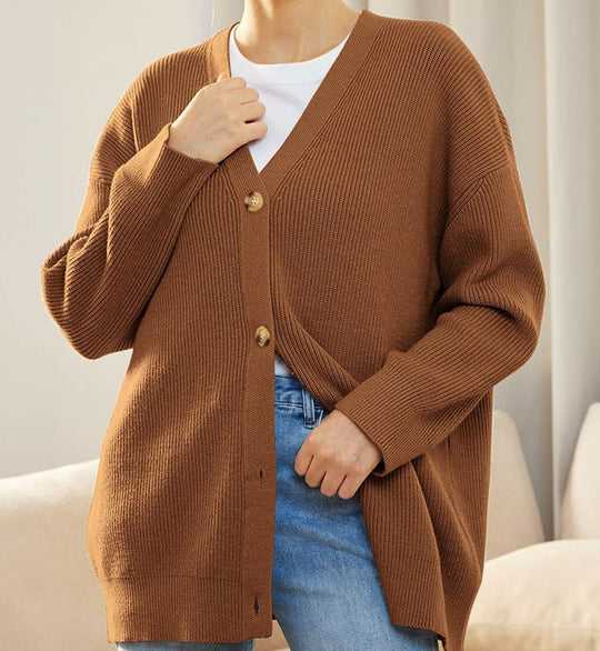 Yasmin – Gezellige Gebreide Dames Cardigan